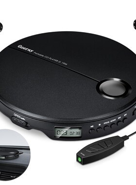 Portable CD Player with Earphones HiFi Music Compact Walkman