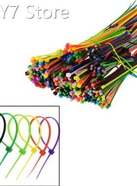 100PCS 100mm 150mm 200mm Self-locking Nylon Cable Ties Plast