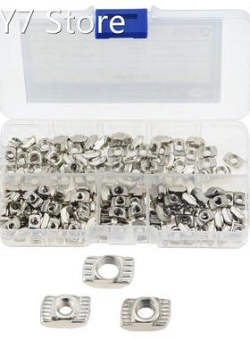 160PCS/BOX M3 M4 M5 For 20 Series Slot T-nut Sliding T Nut H