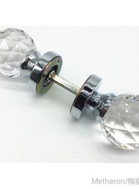 Clear zinc alloy gold plated and Chrome plated Solid K9 crys