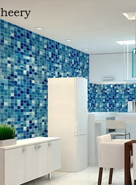 PVC Vinyl Mosaic Self Adhesive Wallpaper for Kitchen Counter