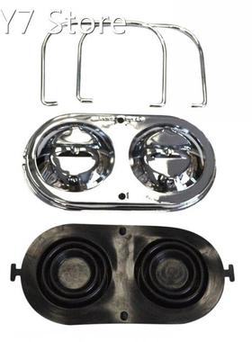 Master Cylinder Cover with 2PCS Bails Rubber Gasket Chrome F