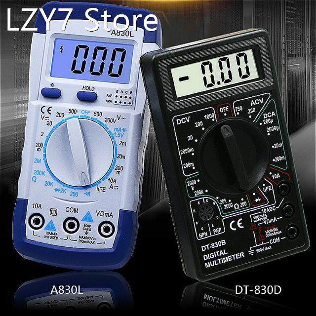 A830L DT-830B Digital Multimeter LCD AC DC Voltage Diode Fre_虎窝淘