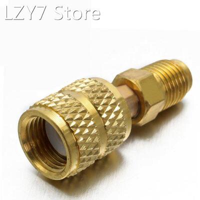1x Brass Air Conditioners Adapter R410a Connector Adapter 1/