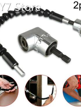 105 Degree Right Angle Drill Attachment Flexible Angle Exten