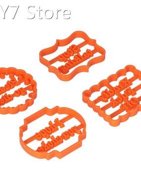 DIY Baking Moulds Plastic Materials Durable Cookie Cutters M