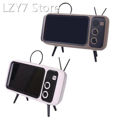 Mobile TV Bluetooth-compatible Speaker Holder Retro Bluetoot