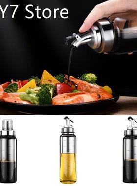 Leak Proof Oil Pot Borosilicate Glass Seasoning Bottle For H