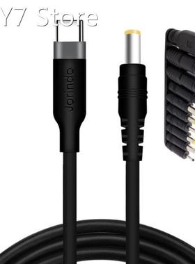 USB C/Type-C PD to 12V 5.5x2.5mm Power Cable for Laptop LED