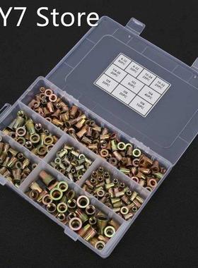 300Pcs Galvanized Steel Rivet Nut Kit Hardware Accessories 1