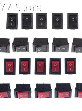 10 pcs/lot KCD1 15*10mm 2PIN Boat Rocker Switch SPST Snap-in
