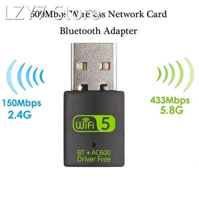Wireless USB 600Mbps Bluetooth Adapter WiFi Receiver Network