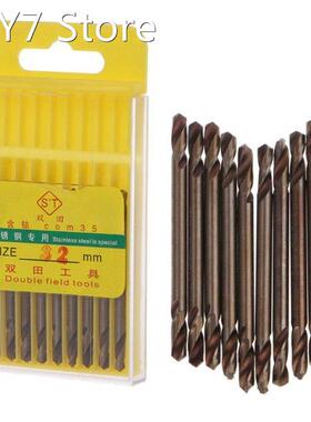 Cobalt M35 HSS Drill Bit Set 10 Piece 1/8 Inch Double Ended