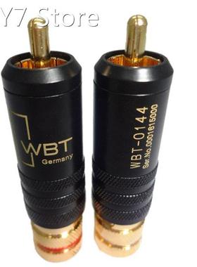 2pcs Gold Plated Copper RCA Plug Durable RCA Connector Screw