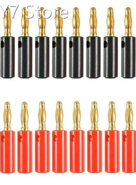 20pcs 4mm Gold Plated Audio Speaker Wire Cable Screw Banana