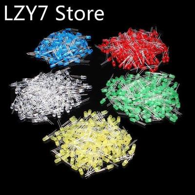 Free Shipping For DIY Use 500Pcs 5MM LED Diode Kit Mixed Col