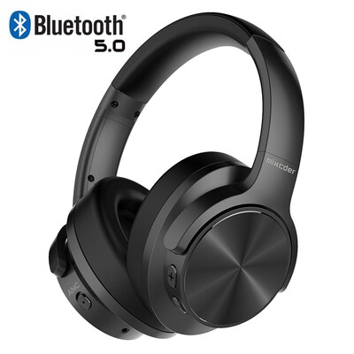 E9 Active Noise Cancelling Wireless Headphones Over-ear Blue