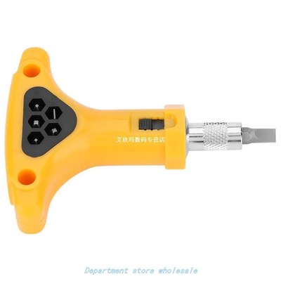 7pcs T Handle Kit Screwdriver Set Manual Ratchet Tool Anti S