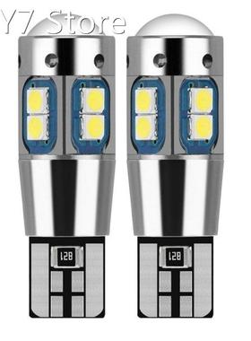 2PCS Car Led T10 3030 10SMD Small Plug-in Bubble 2led Width