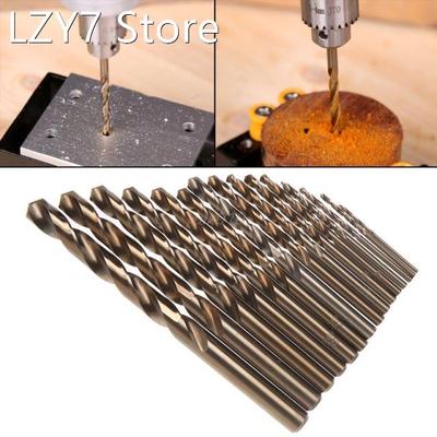 15pcs Cobalt Drill Bits For Metal Wood Working M35 HSS Co St