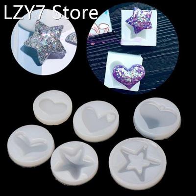 Heart Star Shape Jewelry Mold Silicone Epoxy Resin Casting P