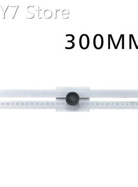 1pc 300mm Carbon Steel Marking Gauge Ruler Measuring Tool Wi