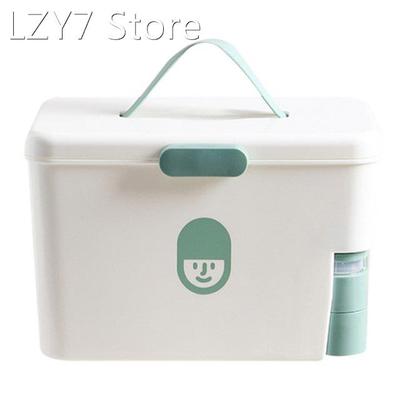 Plastic First Aid Medical Box Large Storage Box for Medicine