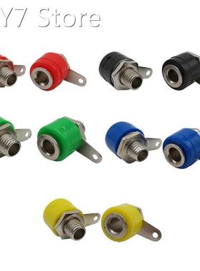 10Pcs 4mm Banana Jack Socket Binding Post 4mm Banana Plug Ad
