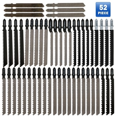 25PCS Saw Blades T-Shank Jigsaw Blades Assorted Blades for W