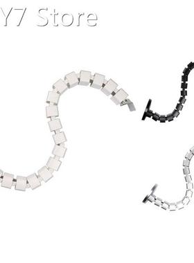 Cable Management Kit, Height-Adjustable Desk, Four-Entry Squ