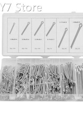 555Pcs/set Split-Cotter Pins Mechanical Hitch Hair Tractor F