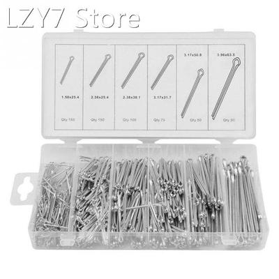 555Pcs/set Split-Cotter Pins Mechanical Hitch Hair Tractor F