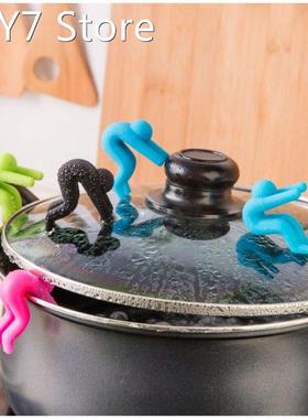 2pcs/lot Cooking Tools Creative Raising Pot Cover Silicone S