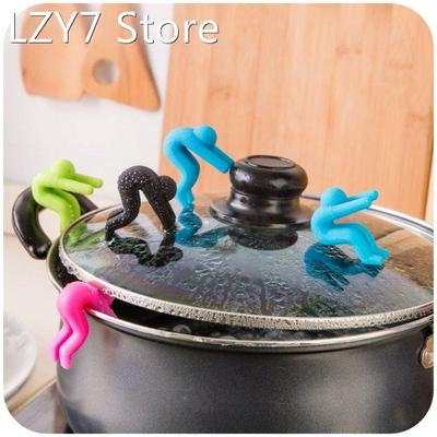 2pcs/lot Cooking Tools Creative Raising Pot Cover Silicone S