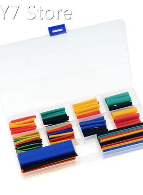 164PCS/Box Heat Shrink Tube Kit Shrinking Assorted Polyolefi