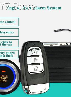 12V Car Engine Starts Alarm System with Keyless Entry Remote