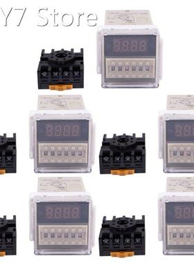 5X AC 220V 5A Programmable Double Delay Relay Device Tool DH