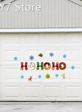 1 Set DIY Christmas Santa Laughter HO HO HO Decoration Garag