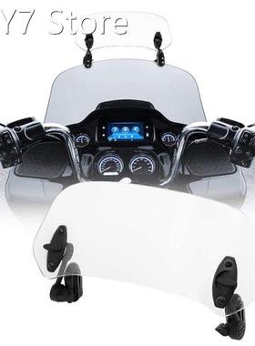 Motorcycle Windshield Extension - Universal Adjustable Clip-