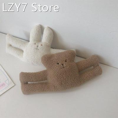Cartoon Thick Plush Rabbit Bear Doll Baby Door Stopper Safet