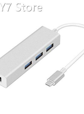 USB C HUB Gigabit Ethernet Rj45 Lan Adapter USB Type-C To US