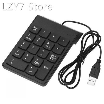 Portable Small-size USB Wired Numeric Keypad Numpad 18 Keys