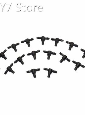 1000 pcs 4/7mm hose Barbed Three-way Tees Atomizing 6mm nozz