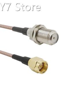 1Pcs SMA Male to F Female Bulkhead Connector RG316 RF Pigtai