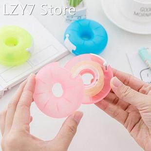 Korea Creative Portable Donut Tape Holder Invisible Tape Cut