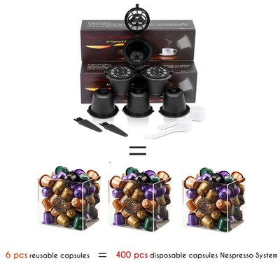 Reusable Coffee Capsule For Nespresso Refillable Coffee Make