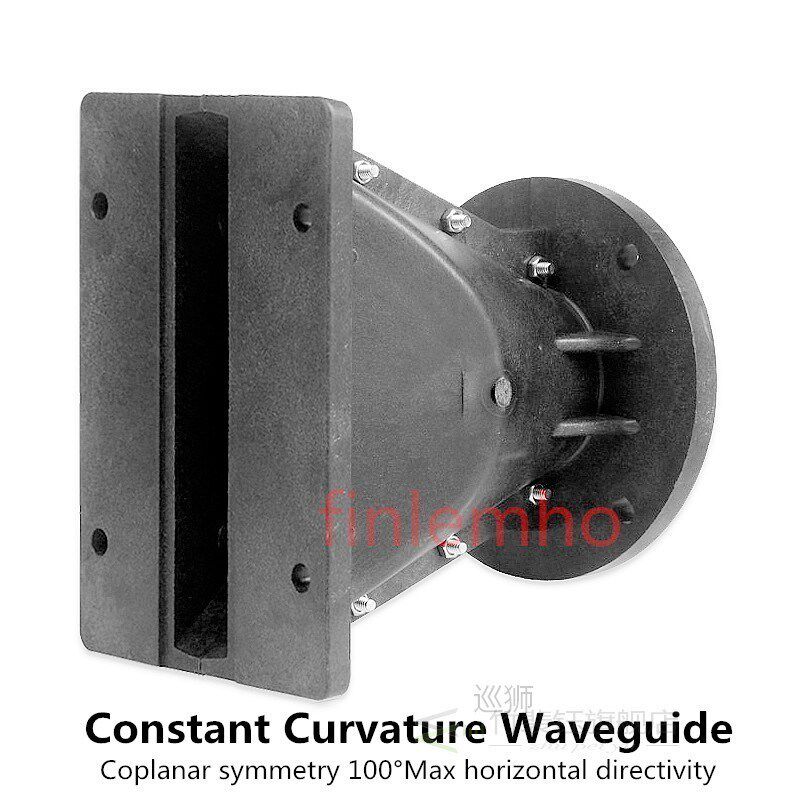 1PC DJ Speaker Line Array Horn Tweeter Waveguide 1.5 Inch Th