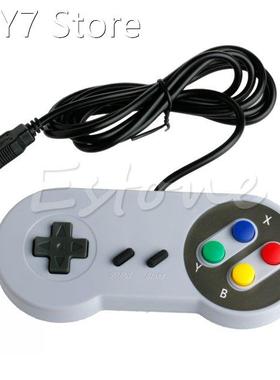USB Gamepad Super Controller Joypad For Famicom SF SNES PC W