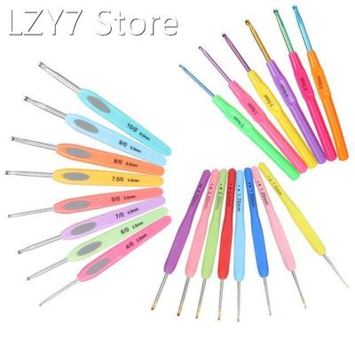 Sewing Tools 22/33 Pcs/Set Crochet Hooks Set Color Plastic H