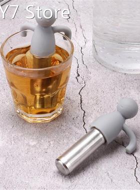 Villain silicone tea maker Material: Stainless Steel + Silic